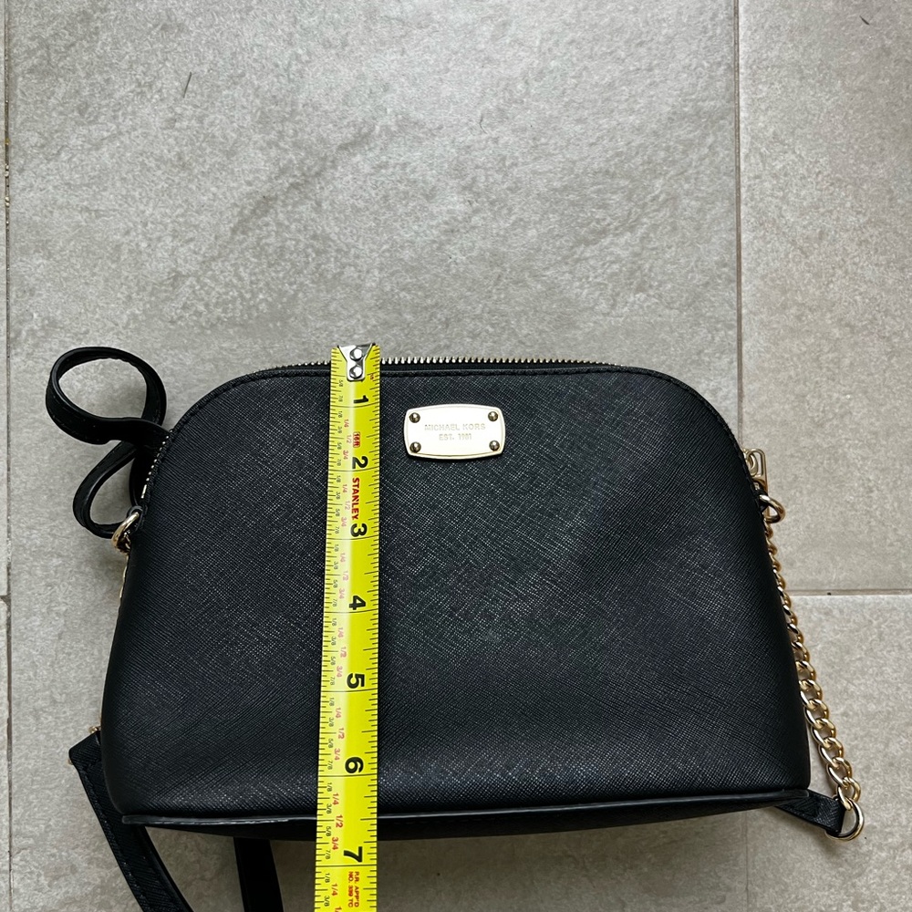 Michael Kors Black Leather Crossbody Bag - Picture 9 of 9